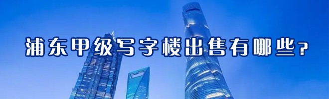 22"浦東甲級寫字樓出售有哪些？"